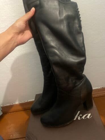 Продаю сапоги Molka, натуральная кожа с натуральным мехом. Одевала 2 — 3