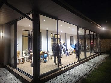 купейные двери: Панорамное остекление террасы/верандЫ с раздвижными системами - — 2