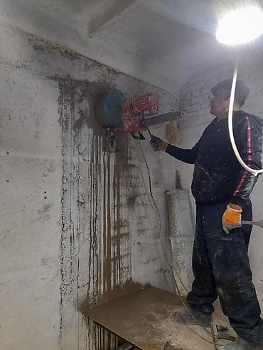 сверление отверстий под вытяжку: Алмазное бурение/сверление отверстий в бетоне, кирпиче и камне - — 6