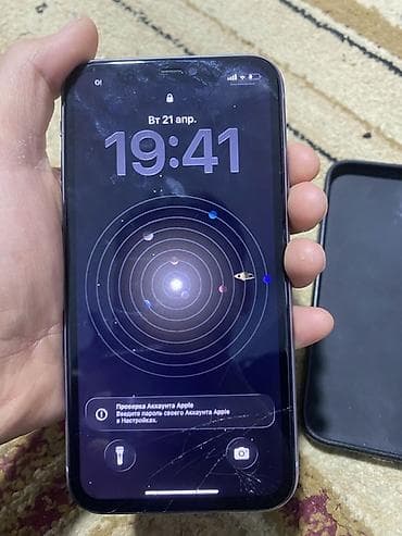 IPhone 11, Б/у, 128 ГБ, Чехол, 78 %