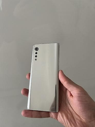 Техника жана электроника: LG Velvet 5G, Колдонулган, 128 ГБ, түсү - Күмүш, 2 SIM — 1