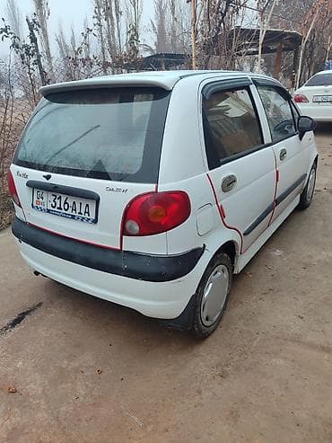 кудайберген авто: Daewoo Matiz: 2004 г., 0.8 л, Механика, Бензин, Хетчбек — 4