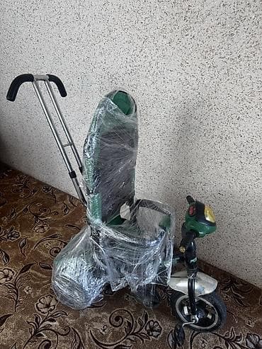 коляска нуна: Детский трехколесный велосипед с родительской ручкой. Особенности: - — 1