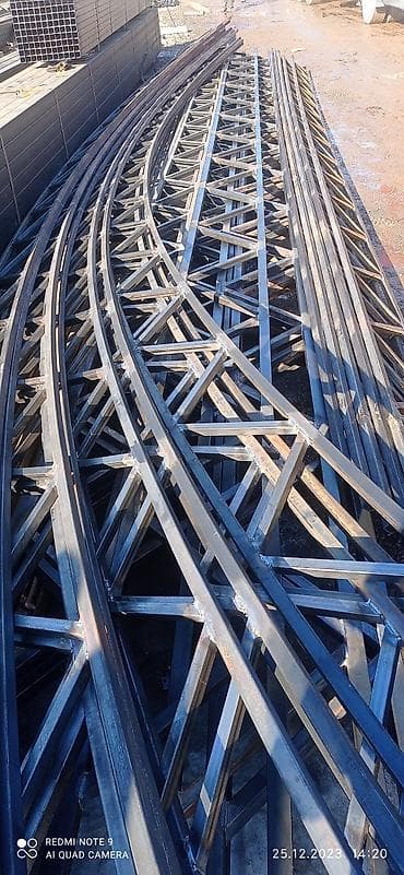 изготовление навесов: Металлические фермы для навеса Фермы Арки Навесы Производство — 3