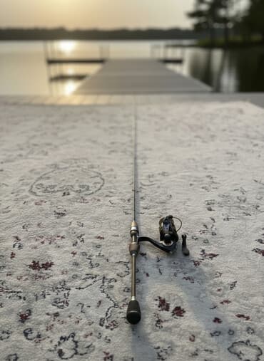 Спиннинговый комплект для рыбалки - Двухчастное спиннинговое удилище