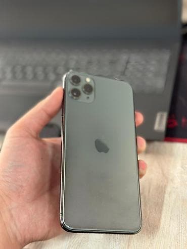 samsung a15: IPhone 11 Pro Max, Б/у, 256 ГБ, Matte Midnight Green, 89 % — 2