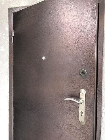 Металлические сейфовые двери: Двери для домов и квартир, Металлическая, Кыргызстанская, цвет - Коричневый — 2