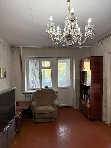 Батирлер: 2 бөлмө, 42 м², 9-мкр Хрущевка, 3 кабат, Ремонт талап кылынат — 4