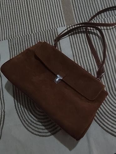 samsung a6plus: Классическая сумка, Материал: Замша, Регулируемый ремень, Женские, Новый — 9