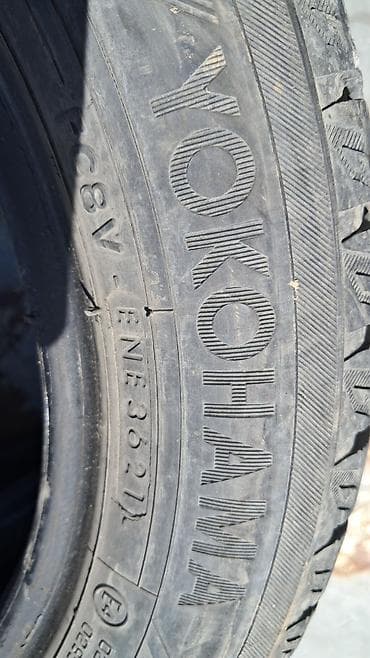 продам в связи с переездом: Шины 155 / 65 / R 14, Зима, Б/у, Пара, Легковые, Корея, Yokohama — 3