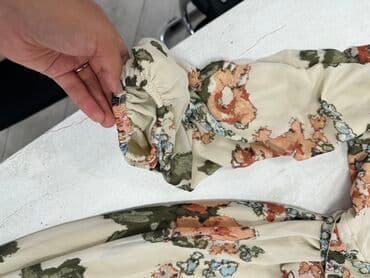 шифоновые платья больших размеров: Повседневное платье, Лето, Длинная модель, Шифон, Турецкое, S, M — 3