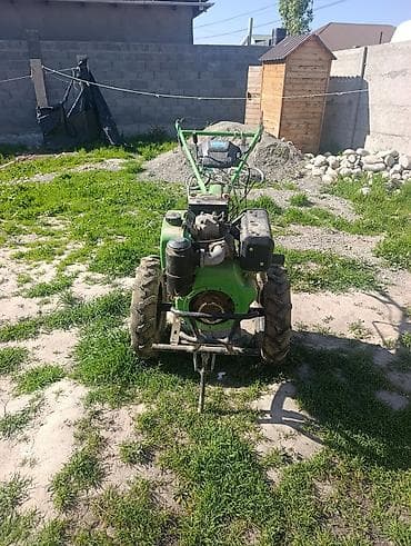 jon deer: Мотоблок RUSSMASH 135FC - Тяжёлый мотоблок на пневмоколёсах, зелёный — 2