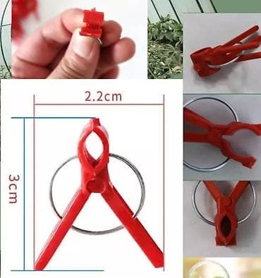 жидкие удобрения: Дарбыз жана бадыранды кыйыштыруу үчүн клипсылар. Клипсы для прививки — 2