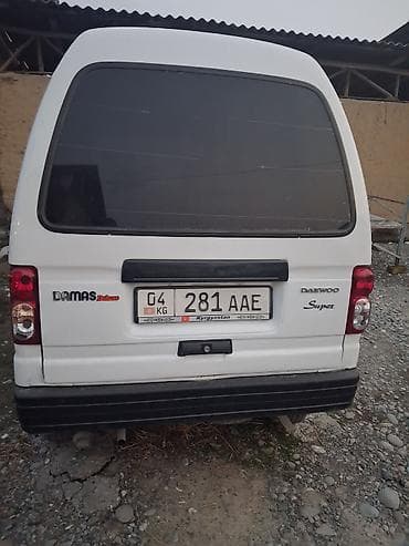 дайхатсу куре: Daewoo Damas: 1996 г., Бензин, Минивэн — 4