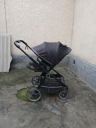 Коляски: Коляска, цвет - Черный, Б/у — 4