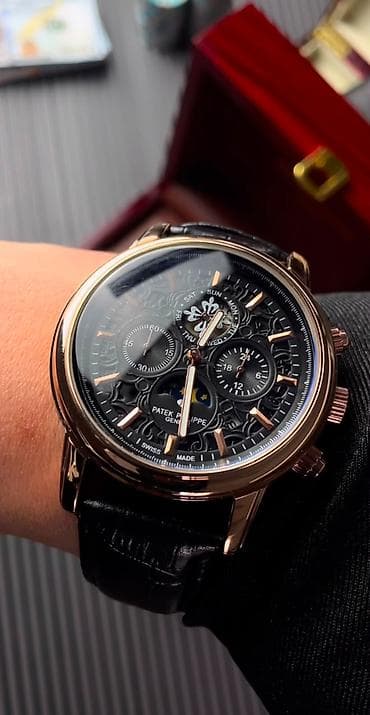 forerunner 970: Мужские кварцевые часы Patek Philippe ⌚️ ✅нержавеющая сталь — 2