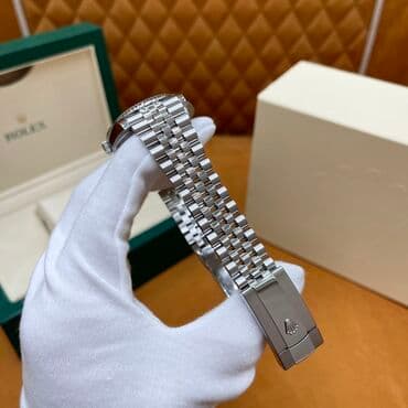 бриллиантовые комплекты фото и цены: Rolex Oyster Perpetual Datejust(люкс копия) - Корпус и браслет — 3