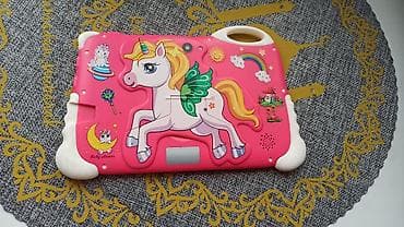 хадунки детские: Детский планшет в ярком силиконовом чехле с единорогом - Экран около — 1