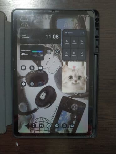 часы для детей с gps и телефоном: Планшет, Samsung, 10" - 11", 4G (LTE), Колдонулган, Классикалык түсү - Кара — 2