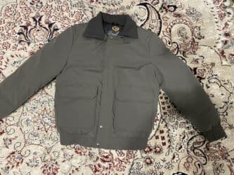 брендовая мужская одежда бишкек: Мужская куртка, L, Loro Piana, Новый, цвет - Серый, Бесплатная доставка, Самовывоз — 2