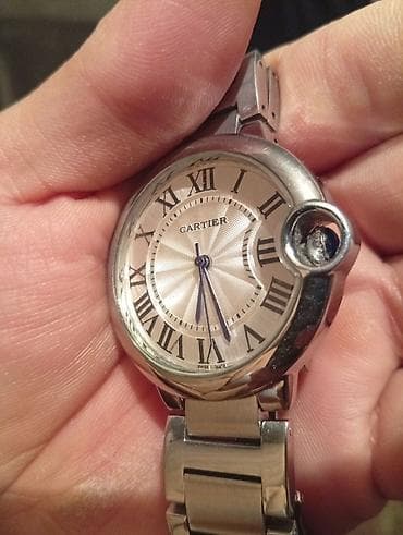 Классические часы часы, Cartier, Швейцария, Оригинал, Водонепроницаемые, Унисекс, Б/у