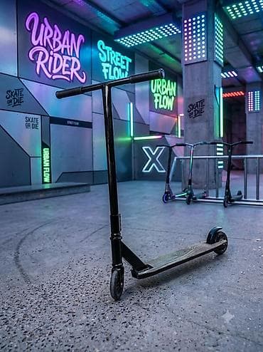 Другой транспорт: Трюковый сомакат (stunt scooter) т-образный руль: усиленная — 3