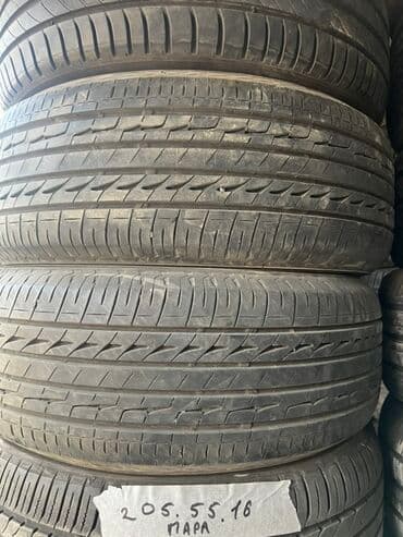 купить бу шины 20555 r16 зима: Шиналар 205 / 55 / R 16, Жай, Колдонулган, Жуп, Жеңил унаалар, Жапония, Bridgestone — 1