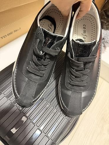 air force 1: Черные повседневные кроссовки/кеды - Верх: комбинированный материал — — 2