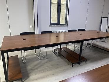 foldable table: Срочно!!! Цена за 2 стола 30 тыс. Большой переговорный/рабочий да стол — 4