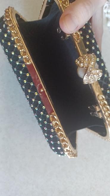 сумочку клатч: Вечерний клатч-минодьер привезён из дубай - Корпус прямоугольной — 2