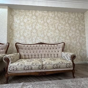 metta samurai: Комплект мягкой мебели, Б/у, цвет - Бежевый — 1