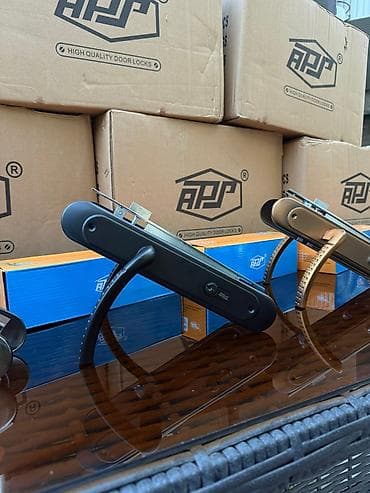 ручки с камнями для кухонной мебели: Дверная ручка, Для межкомнатных дверей, Металлические, Без установки — 4