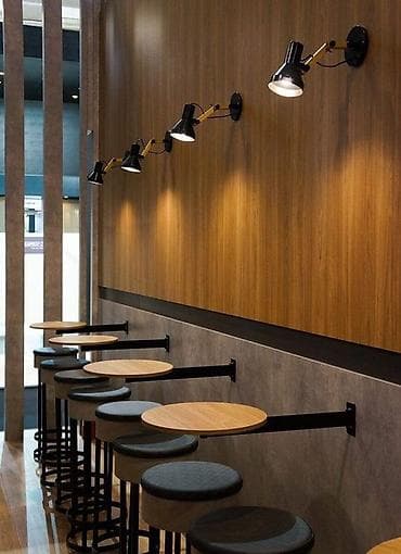 Стол для кафе, Прямоугольный, цвет - Черный at lalafo.kg Стол для кафе, Прямоугольный, цвет - Черный