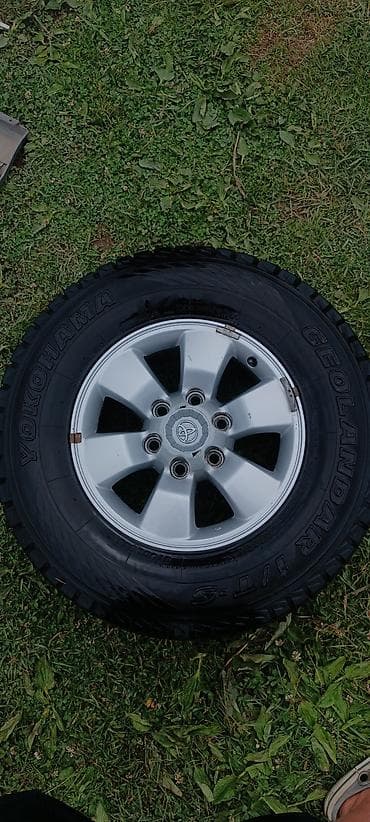 колосо: Дөңгөлөктөр монтажда 265 / 70 / R 16, Кыш, Колдонулган, Комплект, Жол тандабастар (АТ/МТ), Куйма, тешиктери - 6 — 1