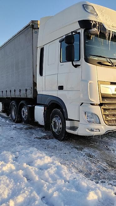 Тягач, DAF, 2019 г., Тентованный