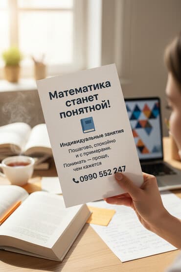 мектепке мугалим керек: Репетитор Математика Сынактарга даярдоо — 1