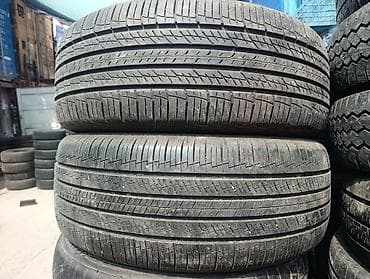 Шины 235 / 55 / R 19, Лето, Б/у, Пара, Внедорожные (АТ/МТ), Корея, Hankook