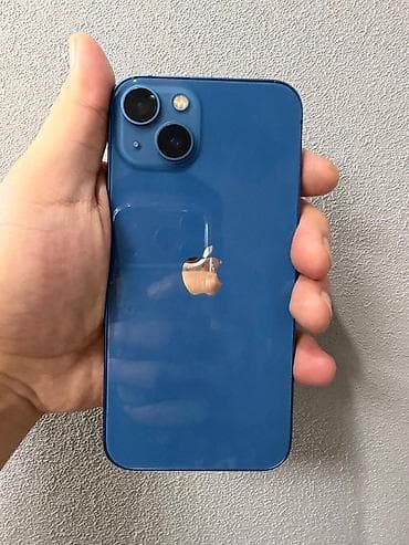 ipnone 13: IPhone 13, Б/у, 128 ГБ, Синий, Зарядное устройство, Чехол, Кабель, 84 % — 1