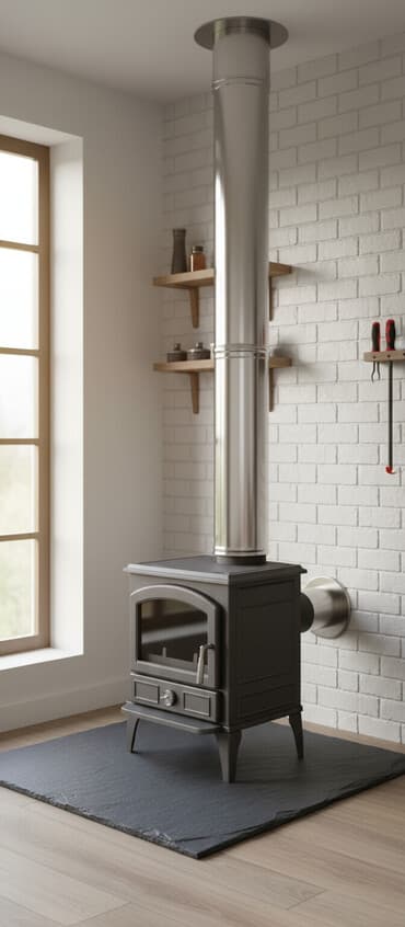 Сэндвичи дымоходы. Для угольных и газовых котлов.Непрогораемая 430 at lalafo.kg Сэндвичи дымоходы. Для угольных и газовых котлов.Непрогораемая 430