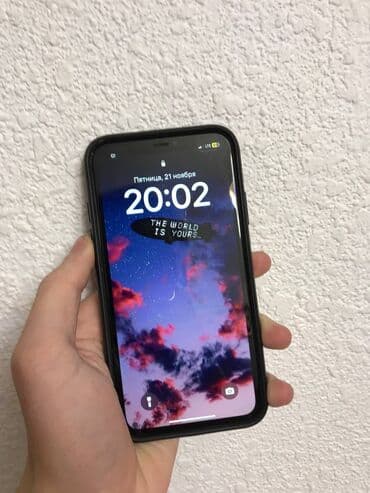старлайн бишкек: IPhone 11, Колдонулган, 128 ГБ, Кара, 78 % — 2