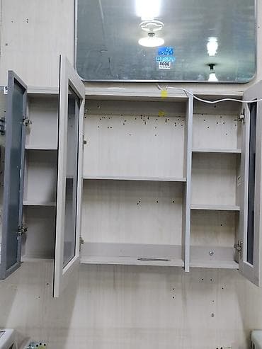 Зеркала: Зеркало для ванной A-29 - Ширина: 100 см - Плоское зеркало с — 3