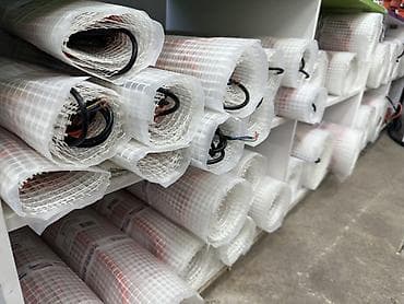 теплые пол: Электрические нагревательные маты для теплого пола - Тип: тонкие — 1