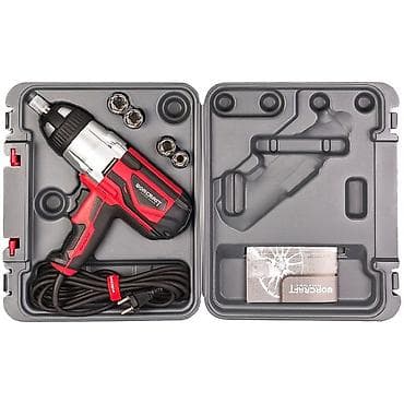 ударный: Электрический ударный гайковерт WORCRAFT (сетевой) в кейсе. Описание — 1