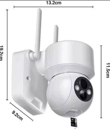 лампочка с камерой: Камера 3MP WiFi с солнечным панелем (Mobile App：Ubox) "TZ-DNB334" 3MP — 2