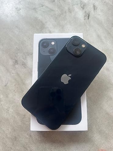 google pixe: IPhone 13, Б/у, 128 ГБ, Midnight, Коробка, 79 % — 2