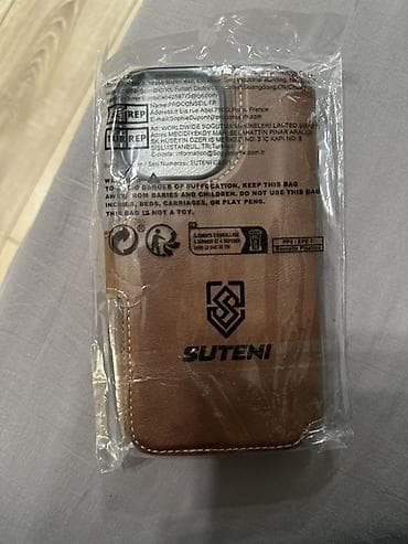 leather case: Чехол-книжка SUTENI для iPhone 14 Pro Max - Форм-фактор: книжка с — 1