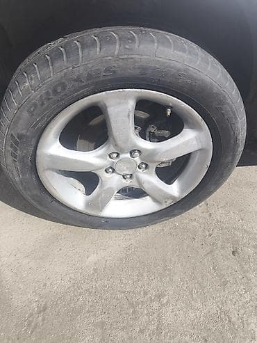 диски на авто бу: Колеса в сборе 225 / 55 / R 17, Лето, Комплект, Литые, отверстий - 5 — 1