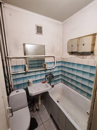 flat osh: 2 комнаты, 42 м², Хрущевка, 1 этаж, Косметический ремонт — 6