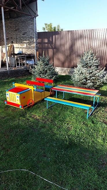 оюндар: Игровая Детская площадка. Для детского садика! Качели двухместные 19 — 2