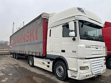 45: Тягач, DAF, 2012 г., Тентованный — 2